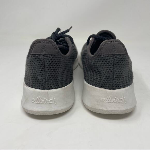 ALLBIRDS Tree Runner Charcoal Gray Sneakers Size 8 - Picture 7 of 10